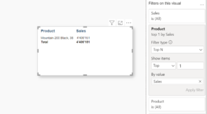 Top N filter on multiple dimensions in Power BI - Syntera